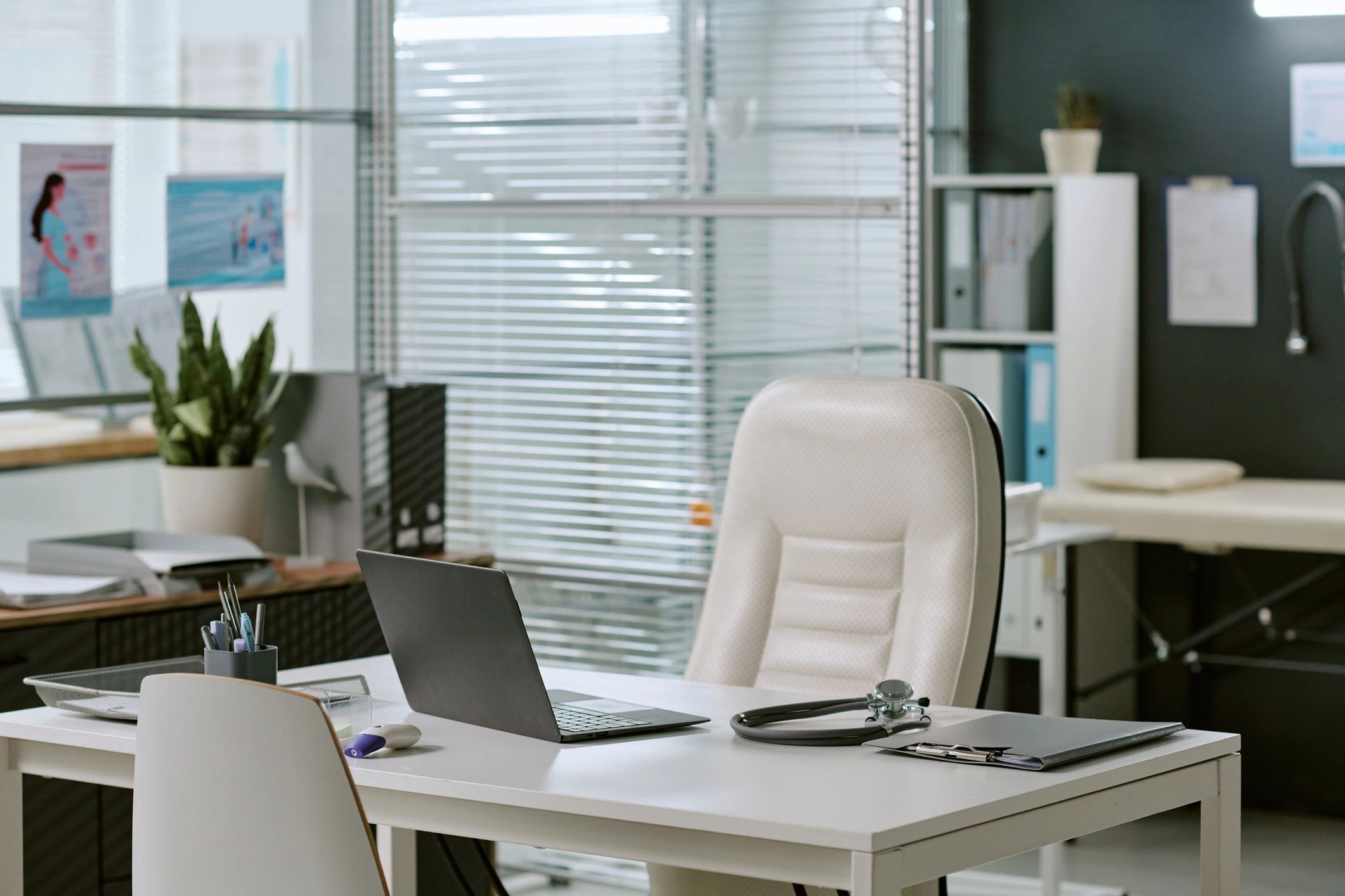 Modern workspace representing a tech-savvy shopper environment